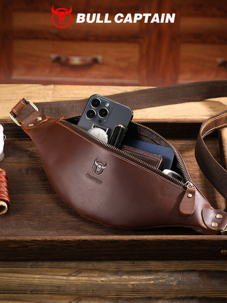 retro leather trend belt bag