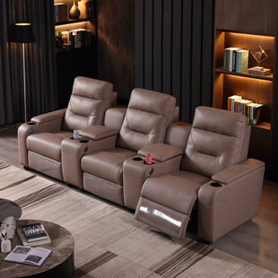 Villa Private Theater Sofa Home Theater Functional Sofa Movie Theater Viewing Sofa Audio-Visual Room Electric Sofa