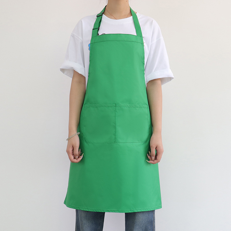 Nuevo delantal impermeable transfronterizo logotipo personalizado ajustable cocina doméstica lavaplatos panadería delantal de ropa de trabajo