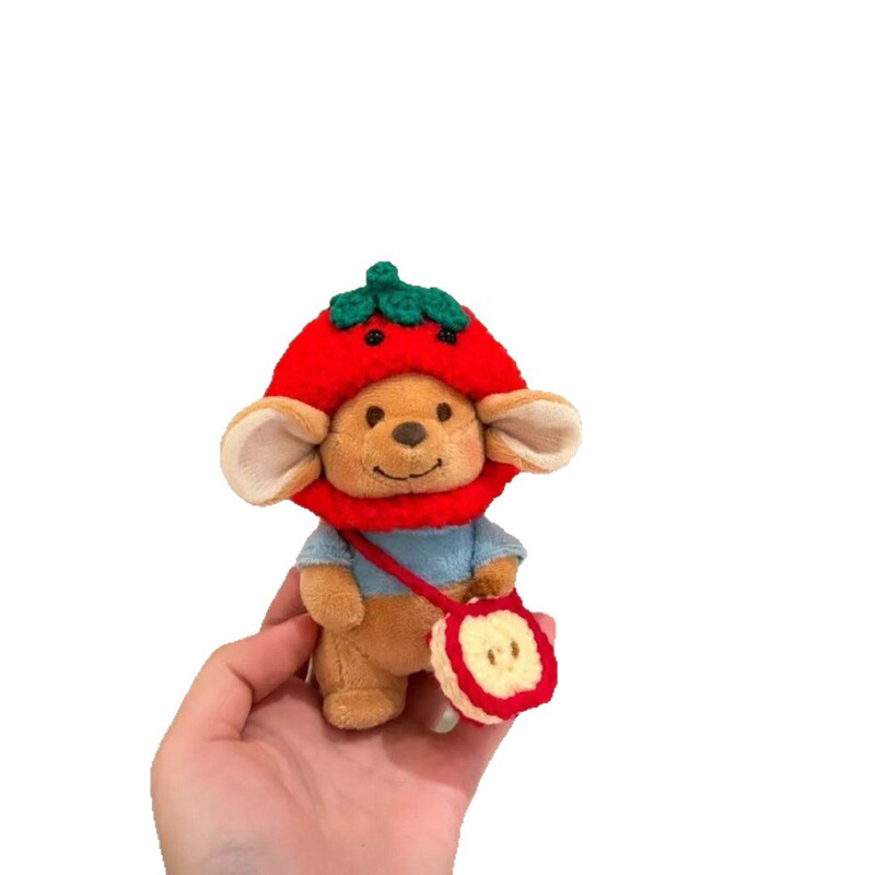 かわいいクリエイティブ漫画ドンディ小豆ぬいぐるみバッグペンダント車のキーホルダーギフトおもちゃ卸売|undefined