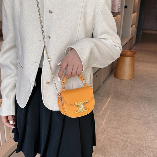  Fashion New Children's Bag, Small Chanel-style Coin Purse, Stylish and Cute Princess Bag for Girls, Crossbody Bag, Shoulder Bag, Trendy