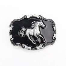 亚马逊锌合西部牛仔皮带扣德克萨斯州牛头五角星欧美复古腰带扣头