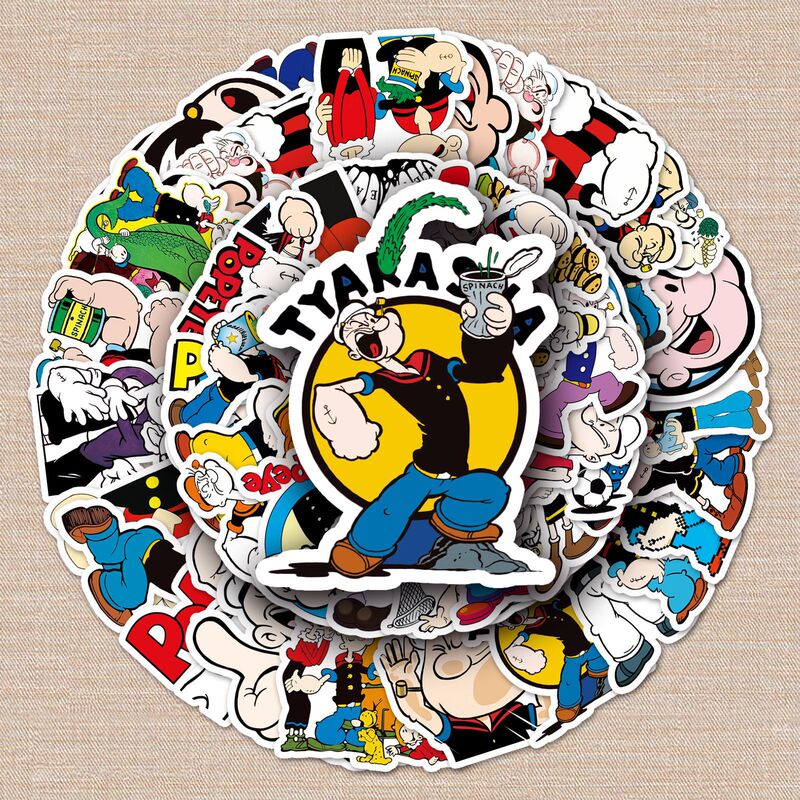 50 Popeye Graffiti Stickers Cross-border Cartoon Animation Creative DIY Phone Case Luggage Stickers Waterproof 50 Popeye Graffiti Stickers Cross-border Cartoon Animation Creative DIY Phone Case Luggage Stickers Waterproof