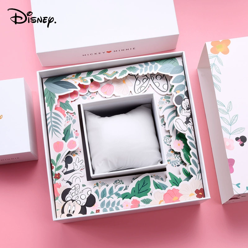 Gift Watch & Jewelry Set (Disney) in Castle Gift Box — Minnie Design, Watch + Necklace