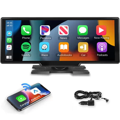 10.26inch Screen Carplay Voice Control Car Navigation Fm Radio Bluetooth Call Smart Car Wireless (Simsiz CarPlay və Android Auto)