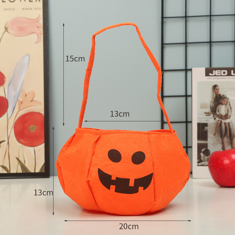 Bolsas de dulces de Halloween, atmósfera de vacaciones, regalos de vestuario, bolsas de mano para niños de la escuela primaria, bolsas de azúcar