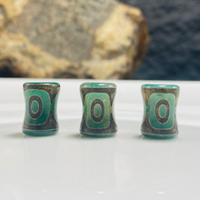 竹节三眼玛瑙藏式天珠批发佛珠星月金刚配饰桶珠腰珠散珠