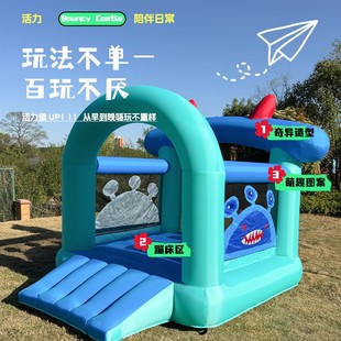 Indoor Castle Inflatable Children's Playground Waterproof Inflatable Castle Small Inflatable Trampoline Parent-Child Playground
