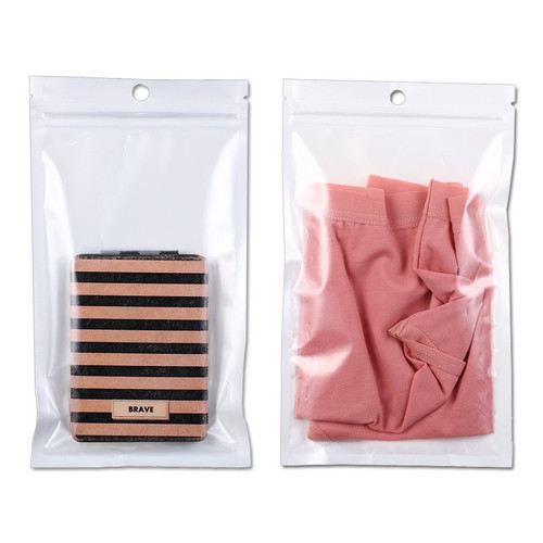 Ziplock bag translucent plastic bag mobile phone case packaging bag pearlescent film yin and yang bone bag sealed bag