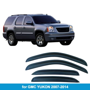 Suitable for Gmc Yukon 2007-2014 Rain Shield Side Window Deflector Rain Eyebrow Thickened Light-Transmitting