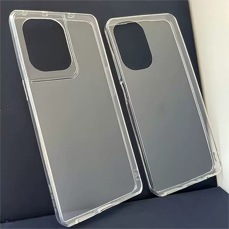 Для падения клея Чехол для мобильного телефона OPPO жесткий нижний Мягкий край паз Чехол DIY кремовый клей Reno8Pro прозрачный Ультратонкий чехол