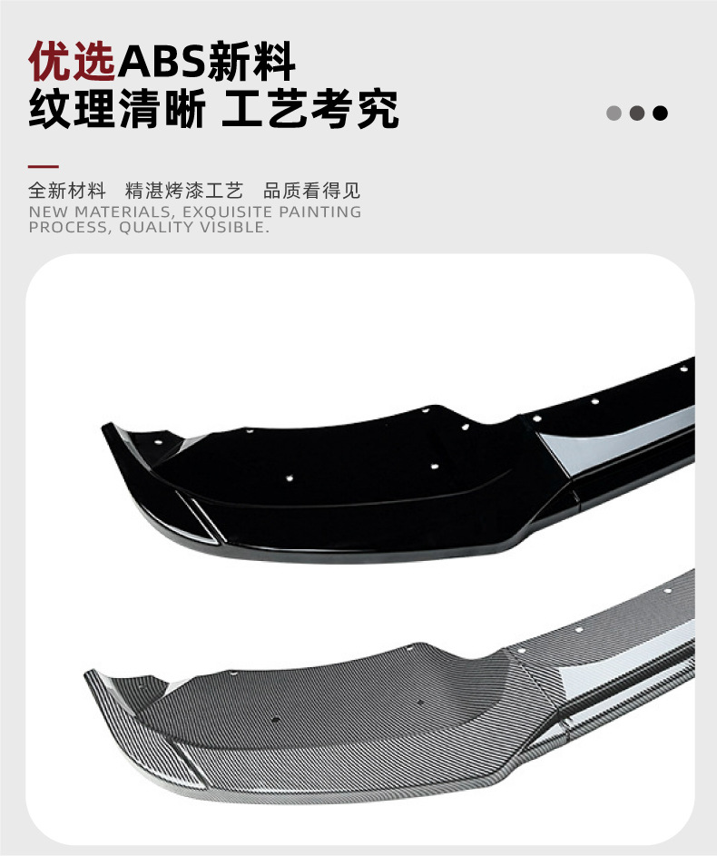 Front Lip Front Shovel Corner Kit Modification for BMW X3 F25 X4 F26 LCI Sport 14-17