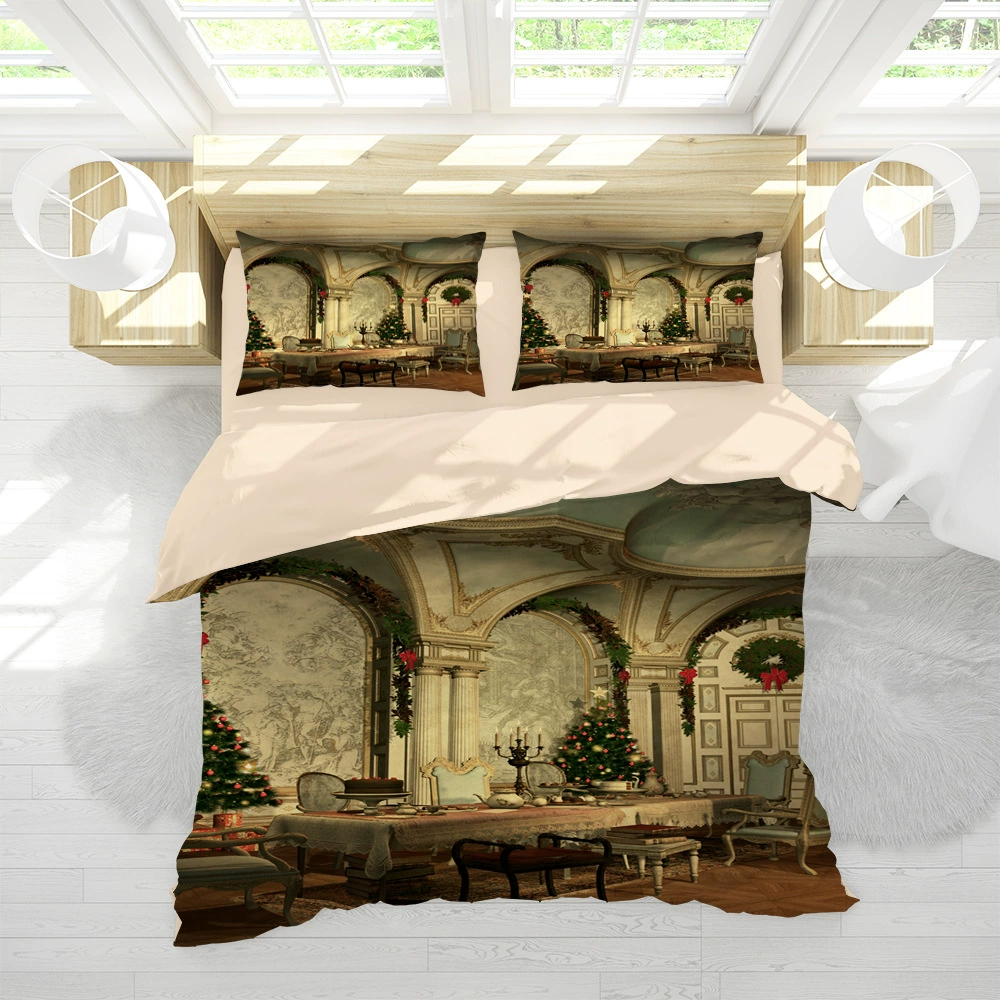 (Cross-border trading), duvet cover, comfortable set, bedding, 3 piece set