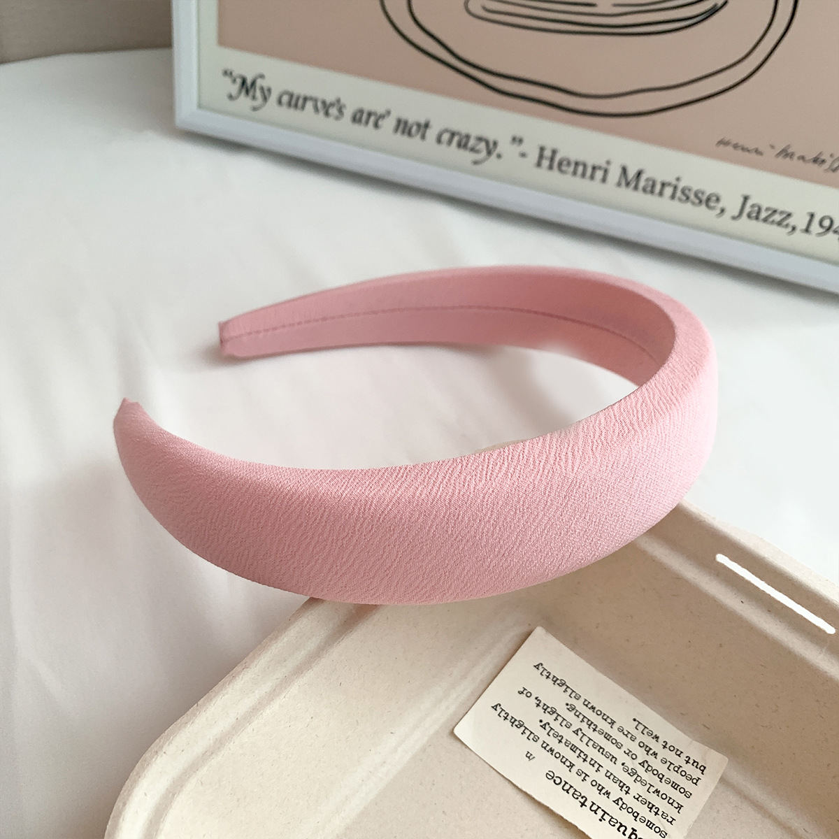 RUDAN Korea syksyn ja talven muoti monipuolinen korkea kallo-pääpanta hiusasusteet naisten yksivärinen yksinkertainen huippuluokan sienipääpanta_voghion.com