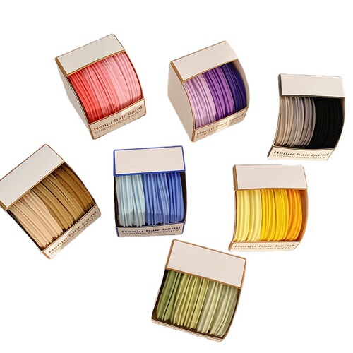 Wholesale Headbands with Rubber Bands, Korean-Style New Candy Color Elastic Headbands, Wholesale Cute Hairbands