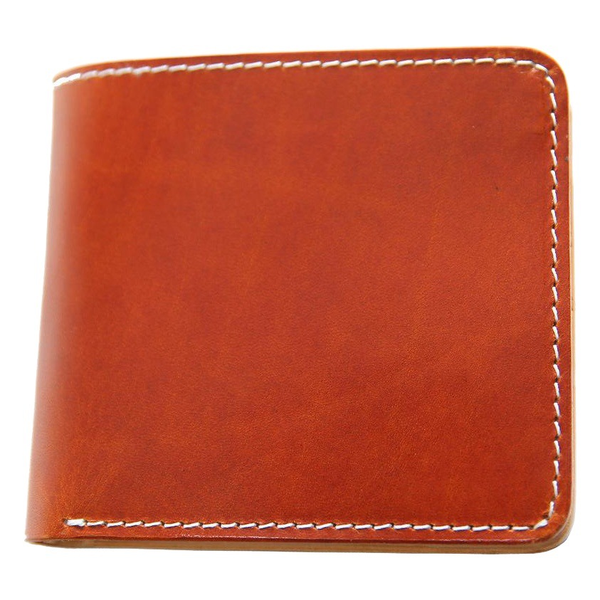 Handmade Vintage Vegetable Tanned Wallet Men's Short Top Layer Cowhide Men's Genuine Leather Simple Wallet Student Men's Wallet
