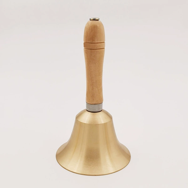 ₮Large Wooden Handle Super Ring Bell [Brass]