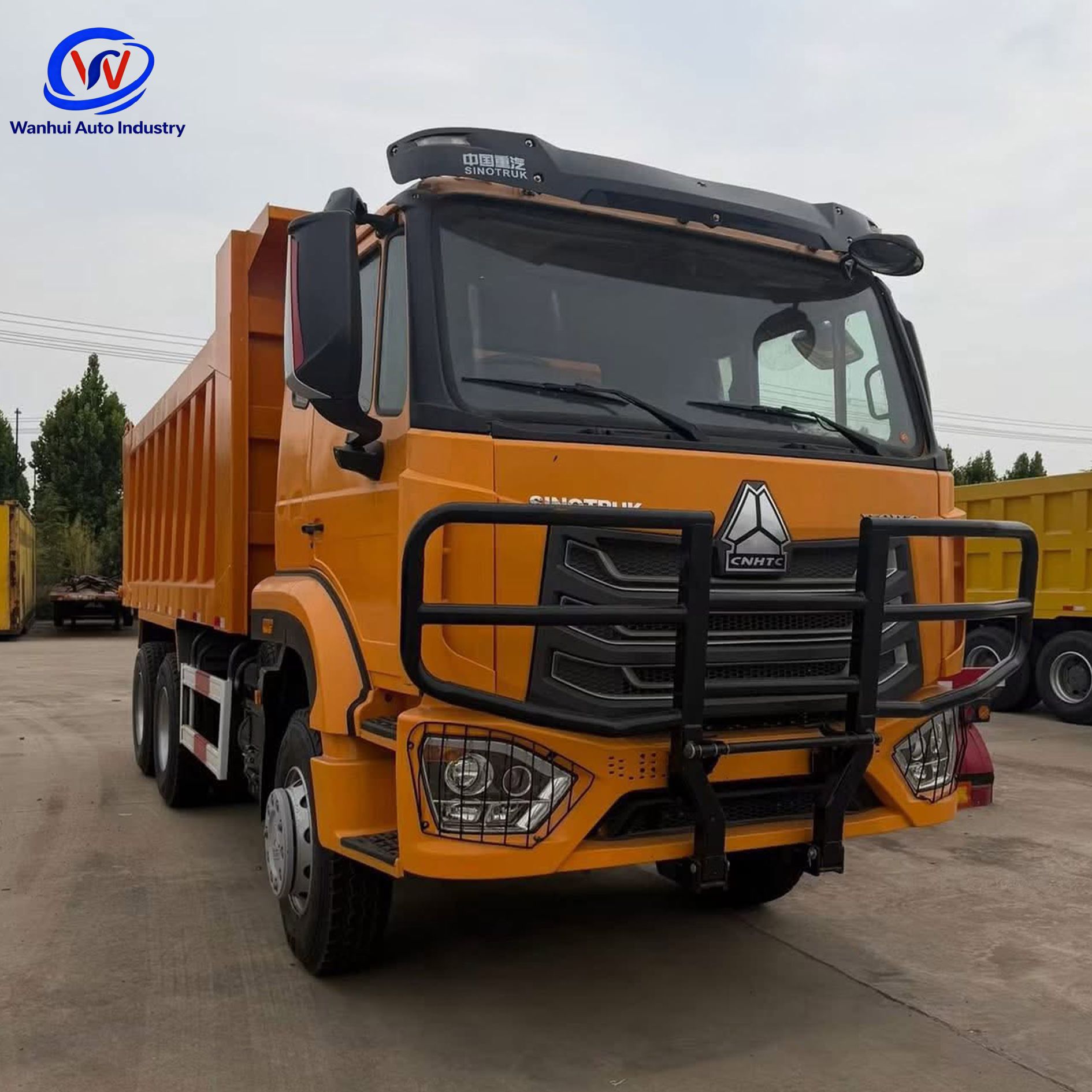 Sinotruk Howo Nx 6X4 Dump Truck, Sinotruk Howo Dump Truck with Eight-Wheel Rear Dump Bed