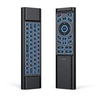 Cross-Border M3 Dual-Mode Backlight 6-Axis Flying Squirrel 2.4G&Bt Infrared Learning Remote Control Wireless Keyboard Wholesale