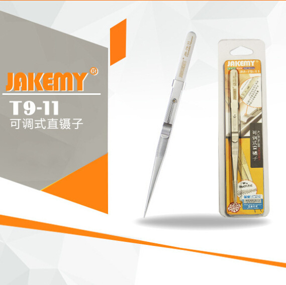 JM-T9-11直头防静电钻石镊子可调节松紧