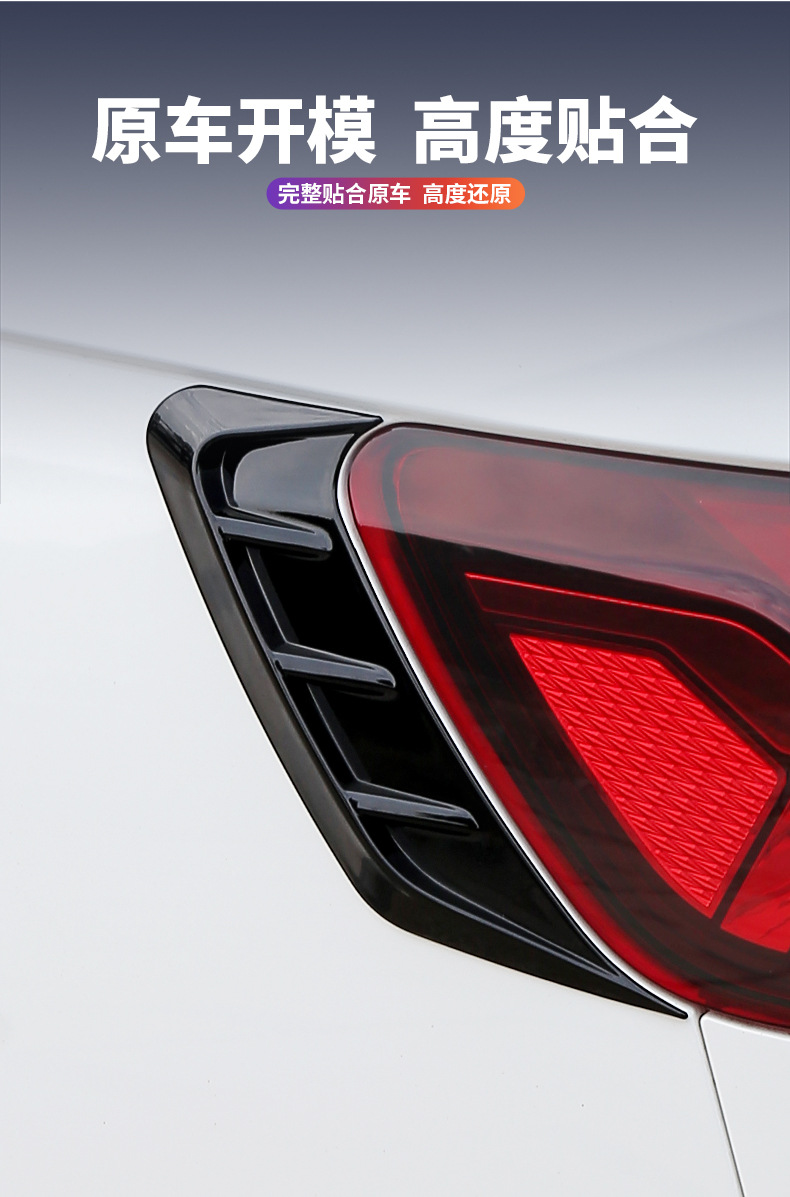 SuitAbLe for 17-2023 Audi A4L Modified RS4 AppeArAnce HeAdLight LAmp Eyebrow ReAr TAiL Light BLAck WArrior Surround