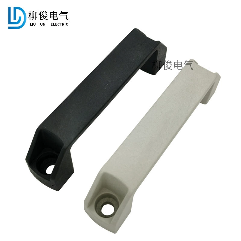 Расстояние между отверстиями ручки среднего нейлона ПЛ06 моста квадрата шкафа ЛС522 черно-белое пластиковое 90/120 мм