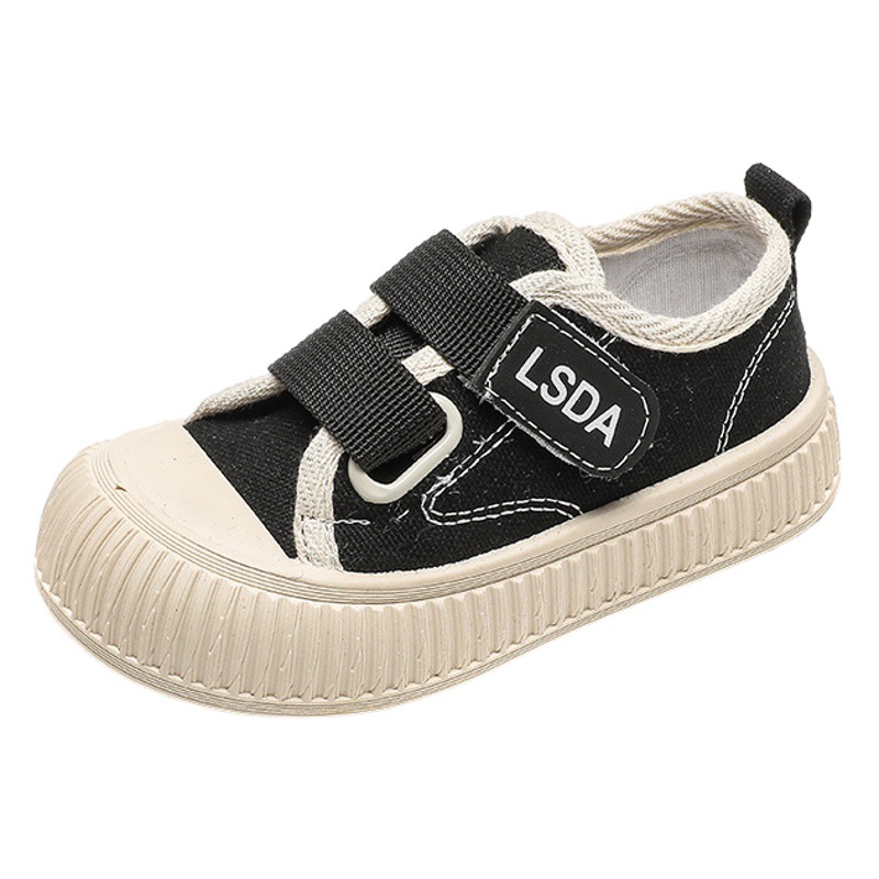 Children's Canvas Shoes, Boys' and Girls' Shoes, Spring & Fall White Shoes, Solid Soft Sole Students' Versatile Sneakers, Casual Shoes for Small and Medium-Sized Kidsren