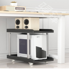 Desktop computer stand, home office mobile cooling base, PC case support, heightening and storage rack