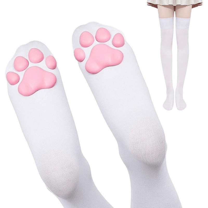 猫の爪ソックスストッキング 3D 立体ロングチューブかわいい日本二次元 cos アニメーション膝上タワー肉パッド AliExpress|undefined