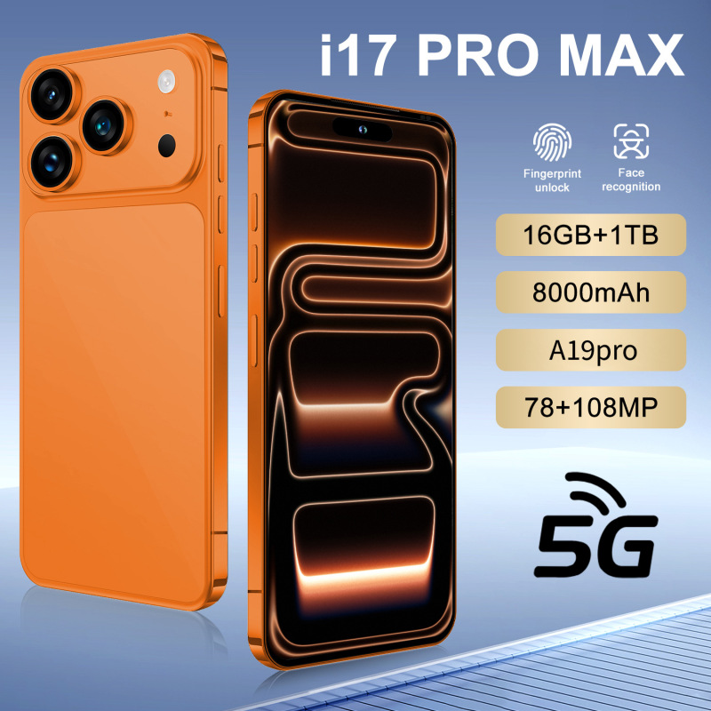 I17Promax Cross-Border 7.3-Inch Dynamic Island Android 4+64g Global 4g Smartphone with 8-Core High-Definition Screen