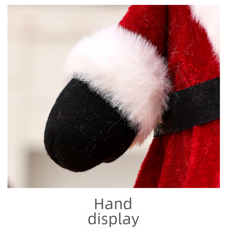 Décorations de Noël transfrontalières neuves Robe Robe Ensemble de bouteilles de vin Ensemble de vin de Noël créatif Décoration de table à manger à domicile_voghion.com