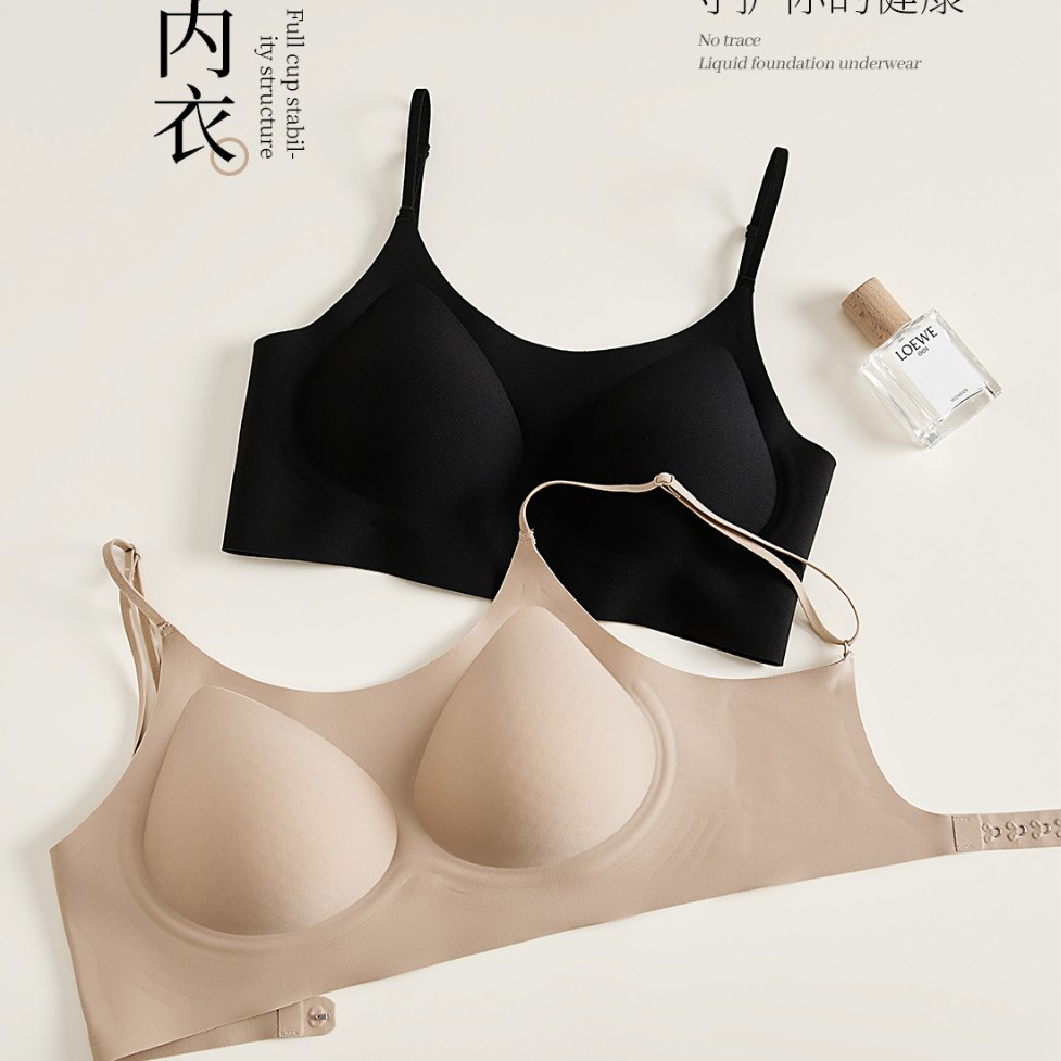 Venta directa de fábrica comercio electrónico transfronterizo Sudeste de Asia Vietnam Tailandia damas sin costuras sujetador de recogida lateral cómodo