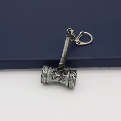 Douluo Continental Dragon King Legend Деривативная деривация Tang San Keychain Haotian Hammer Model Metal Bag Penden