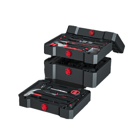 Household hardware tool combination set, vehicle maintenance tools, electric drill, impact drill set, tool box, cross-border exclusive supply