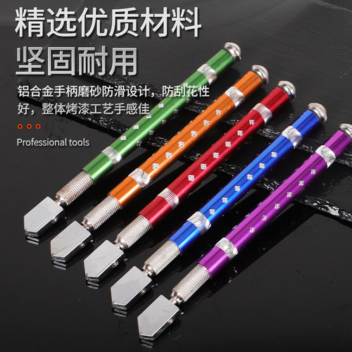Glass Knife Carbide Roller Glass Manual Cutting Tile Cutter Handheld Cutter