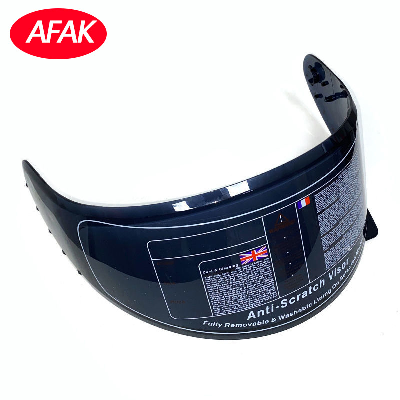 Casco de la motocicleta casco completo lente transparente color negro lente HD accesorios sin casco fábrica al por mayor