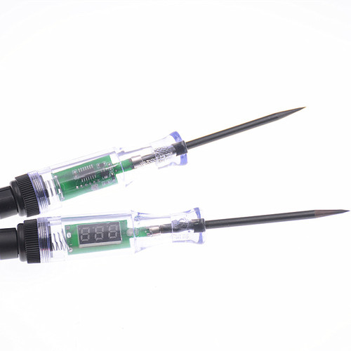Digital display test pen car electric pen spring wire test pen test DC voltage 6V-24V car electric pen