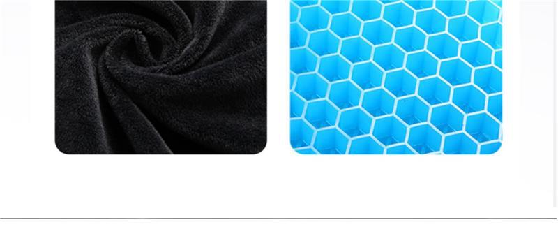 Car Cushion Plush Winter Car Cushion Decompression Gel Increased Thickened Short Wool Cushion Winter Warm Heating Seat Cushion