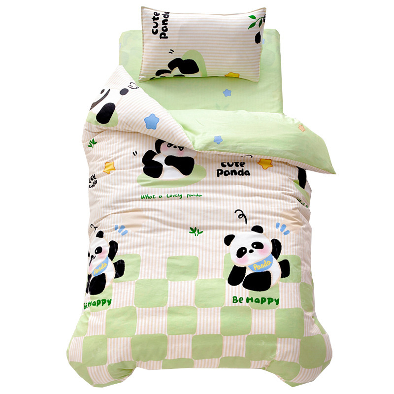 Jardín de infantes colcha de tres piezas para jardín especial de seis piezas siesta de siete piezas colcha de algodón para estudiantes de primaria