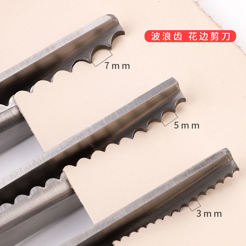 3WKF tooth cloth scissors cutting cloth sewing scissors sewing scissors pattern scissors lace scissors wave paper cut scissors triangle semicircle