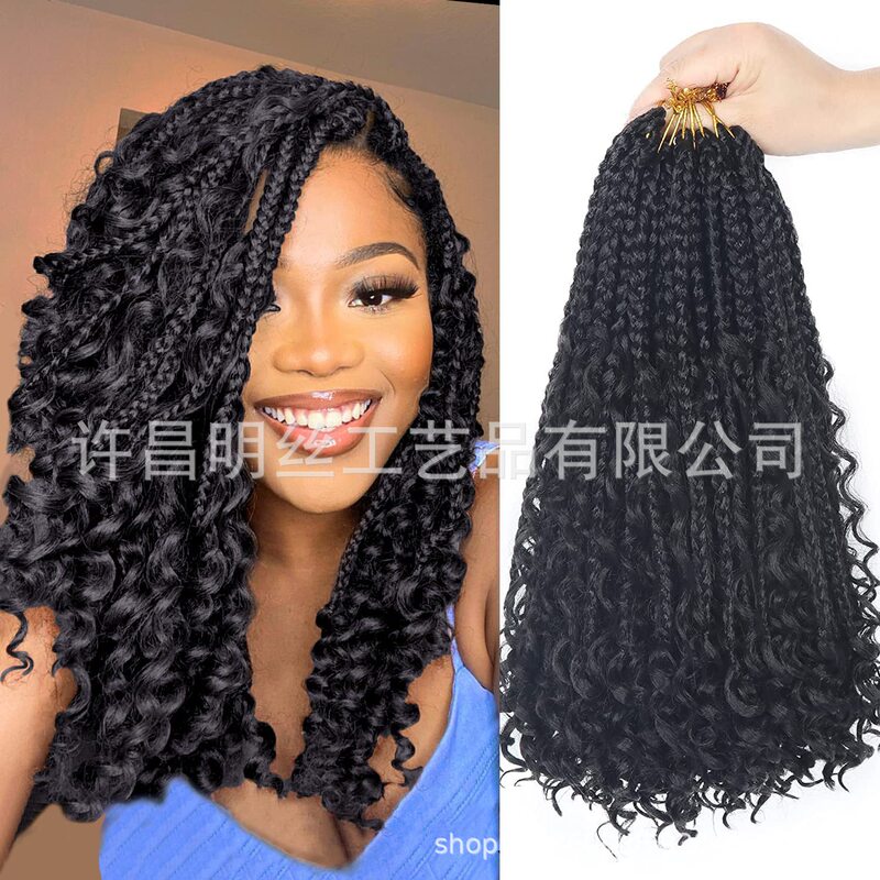 非洲热销三股飞子Box Braids braids crochet hair 三股辫钩针发|undefined