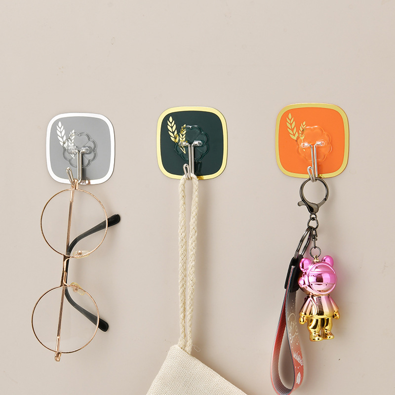 Heavy-Duty Small Hooks for Home Use, Traceless Adhesive, No-Drill Wall Hooks for Kitchen and Behind Doors, Modern Minimalist Design, Nail-Free Heavy-Duty Small Hooks for Home Use, Traceless Adhesive, No-Drill Wall Hooks for Kitchen and Behind Doors, Modern Minimalist Design, Nail-Free