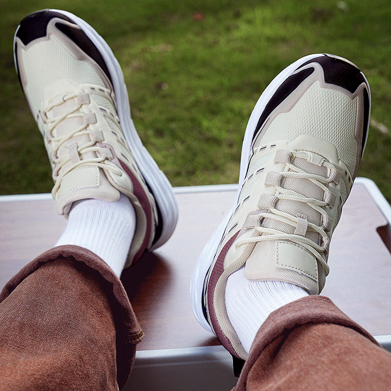 Autumn and winter casual sports shoes men's platform shoes trendy dad shoes breathable rebound running shoes men's shoes_voghion.com