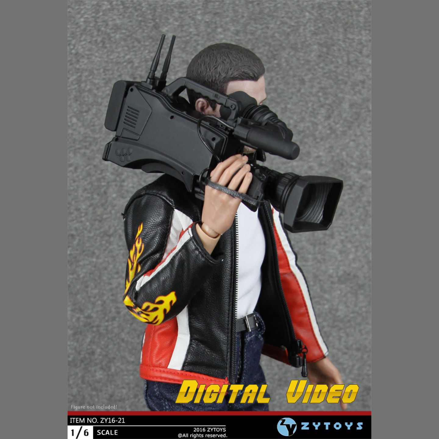 ZYTOYS1/6数码摄像机模型ZY16-21兵人潮流人偶娃娃BJD手办配件