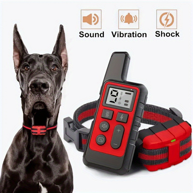 2026 nuevo collar de entrenamiento de perro de control remoto de 9 secciones mejorado transfronterizo transfronterizo