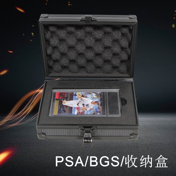 Caja para tarjetas en stock, caja de almacenamiento para tarjetas tipo brick, caja de colección para tarjetas con clasificación PSA BGS, caja de almacenamiento de aleación de aluminio.