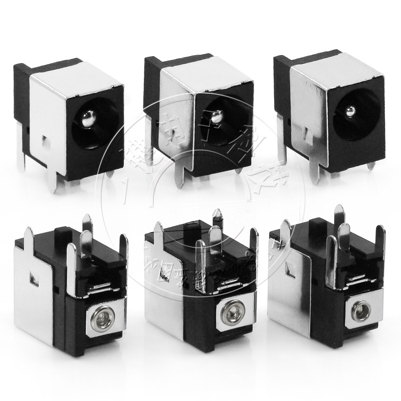 DC power socket DC-036A half pack 5.5X2.1/2.5/1.65 DC power socket with column connector