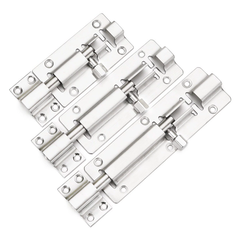 Болт из нержавеющей стали Маленький квадратный китайский щедрый утолщенный Болт для крепления на мине Противоугонный квадратный дверной болт шкафа Простая старомодная дверная защелка