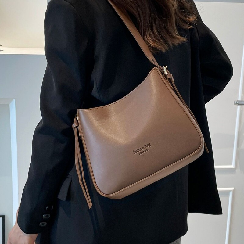 Large Capacity Practical Tote Bag 2026 Fashionable Versatile Underarm Handbag Shoulder Crossbody Bag Cross-Border Hot-Selling Women's Bag