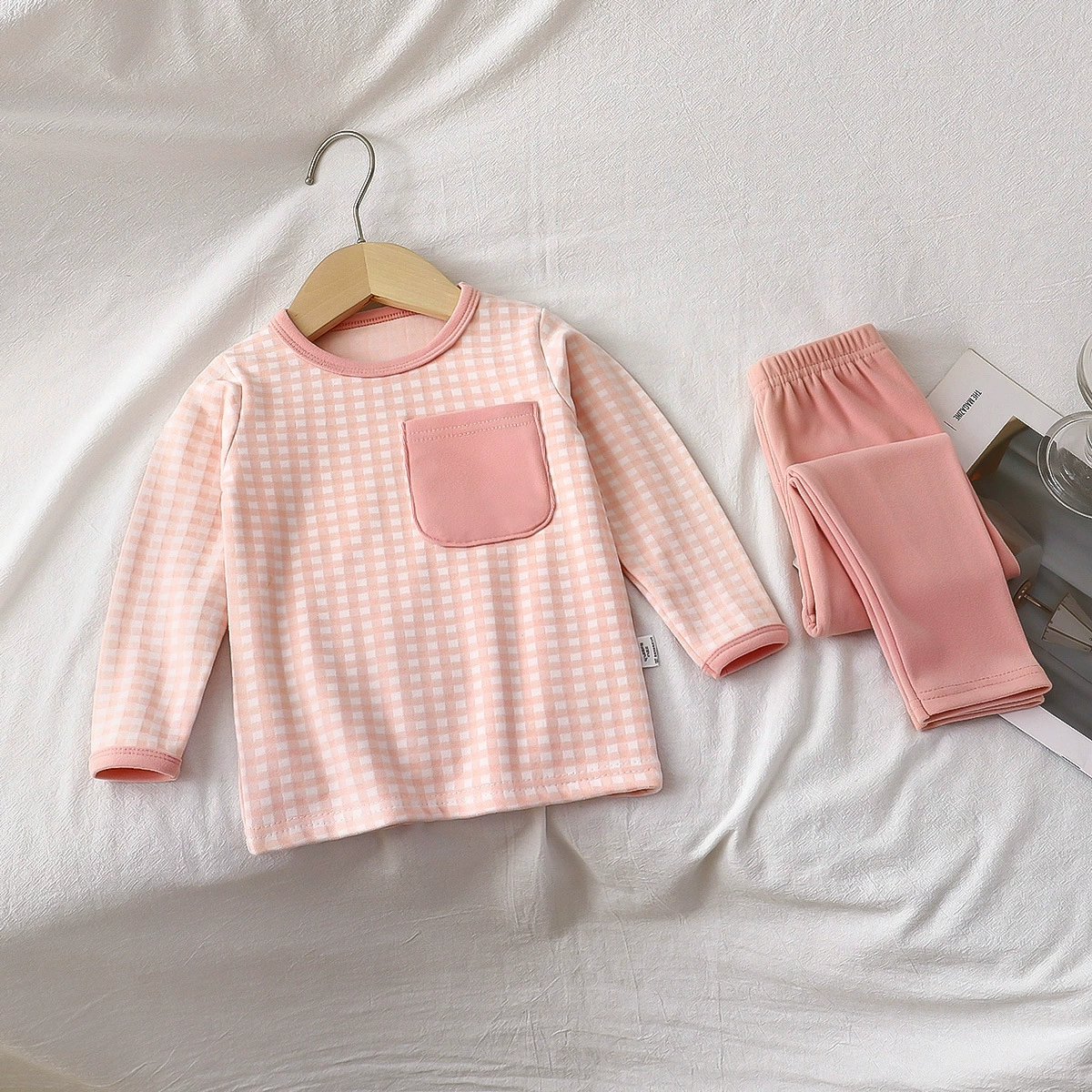 儿童睡衣套装秋季新款2025男童家居服女童秋衣秋裤内衣套装童装